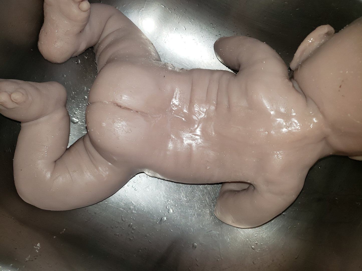 Full Body Silicone Baby 22" 14.5lbs chubby chunky baby boy!