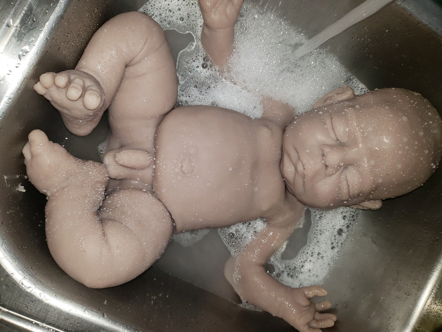 Full Body Silicone Baby 22" 14.5lbs chubby chunky baby boy! Blakely