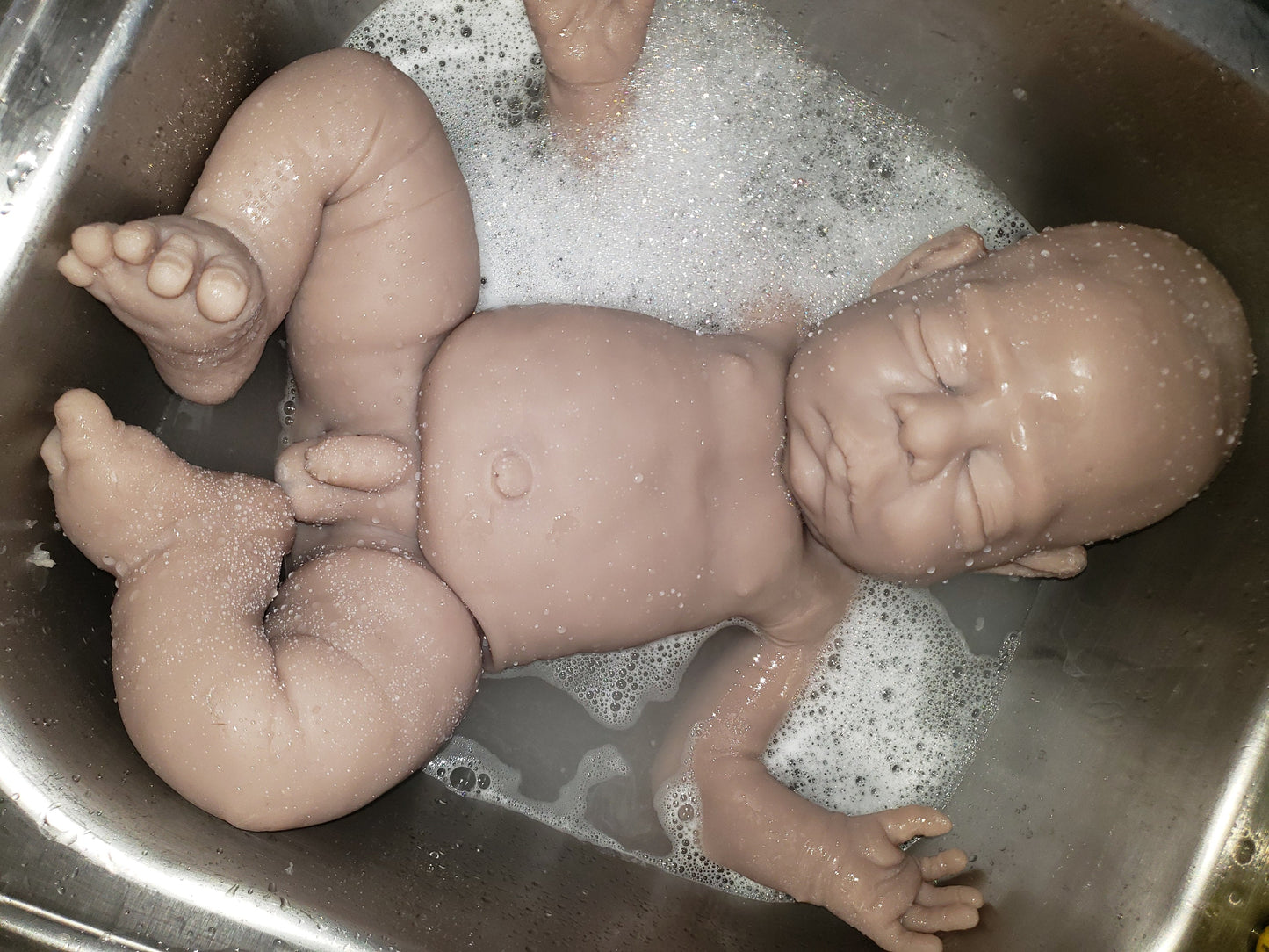 Full Body Silicone Baby 22" 14.5lbs chubby chunky baby boy! Blakely