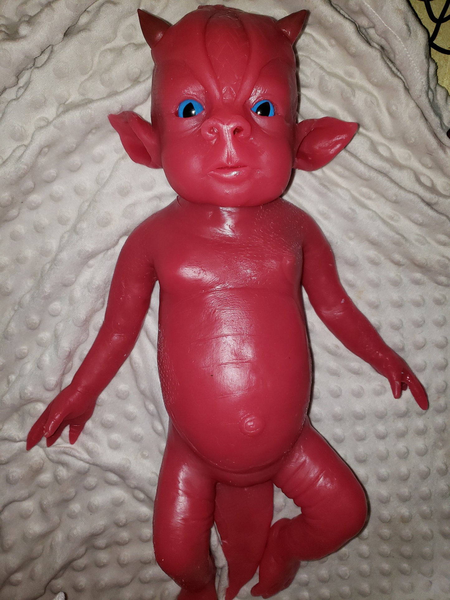 Full body silicone baby dragon blank kit "saphire"
