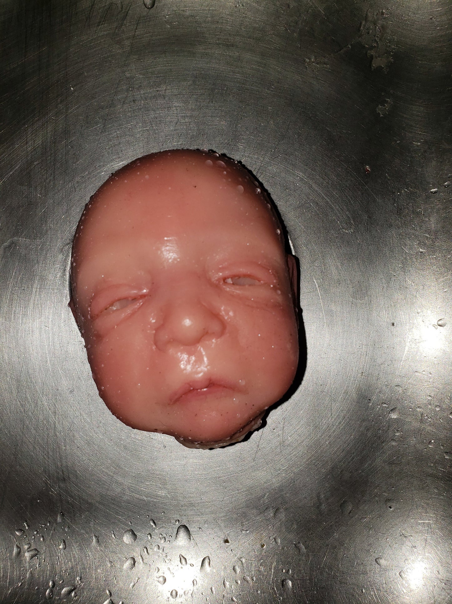 Silicone baby cuddle head by Michelle brier 17" Ethan