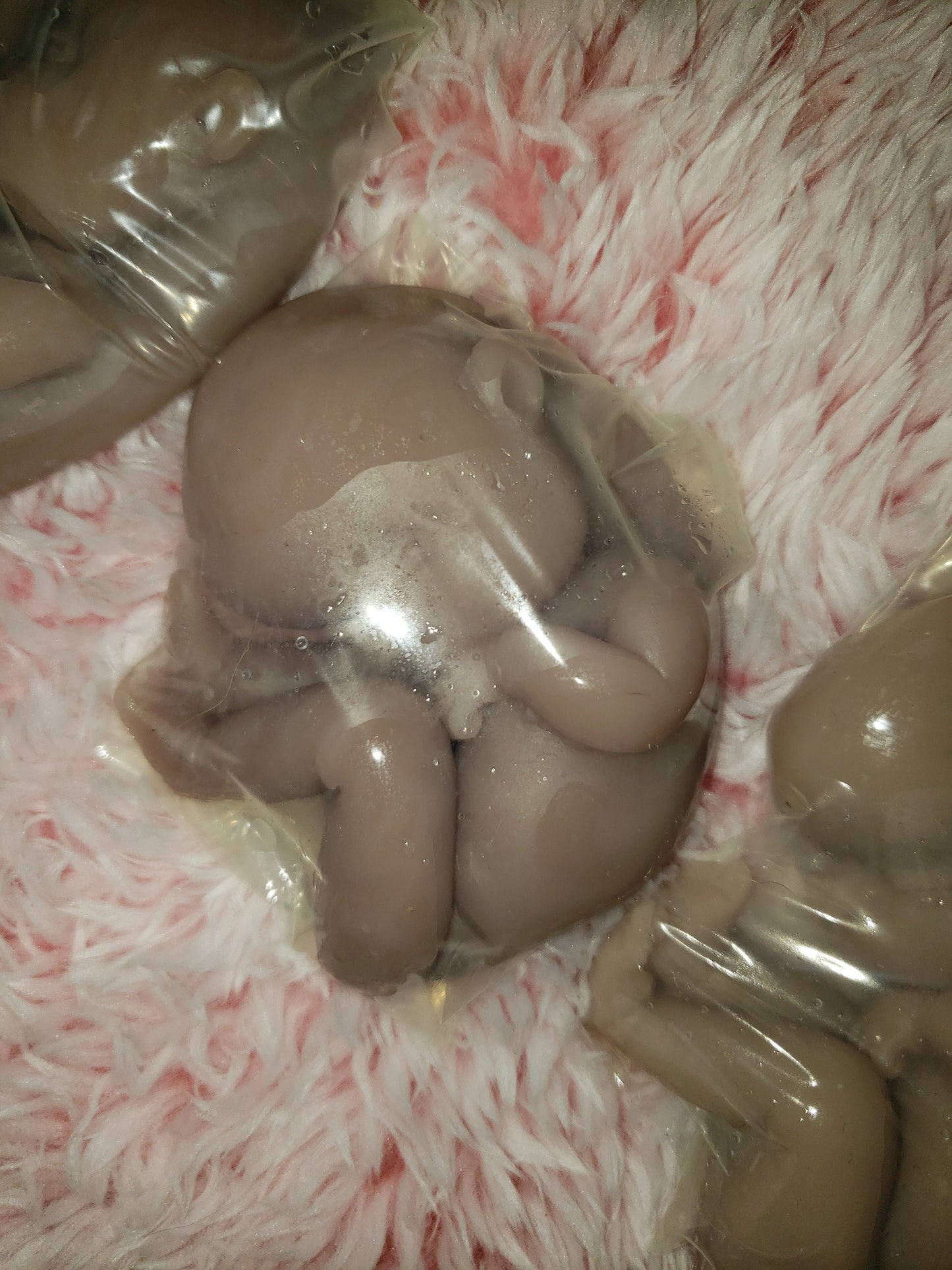 silicone baby fetus memorial baby 3.5" baby 16 week gestationin inside WOMB
