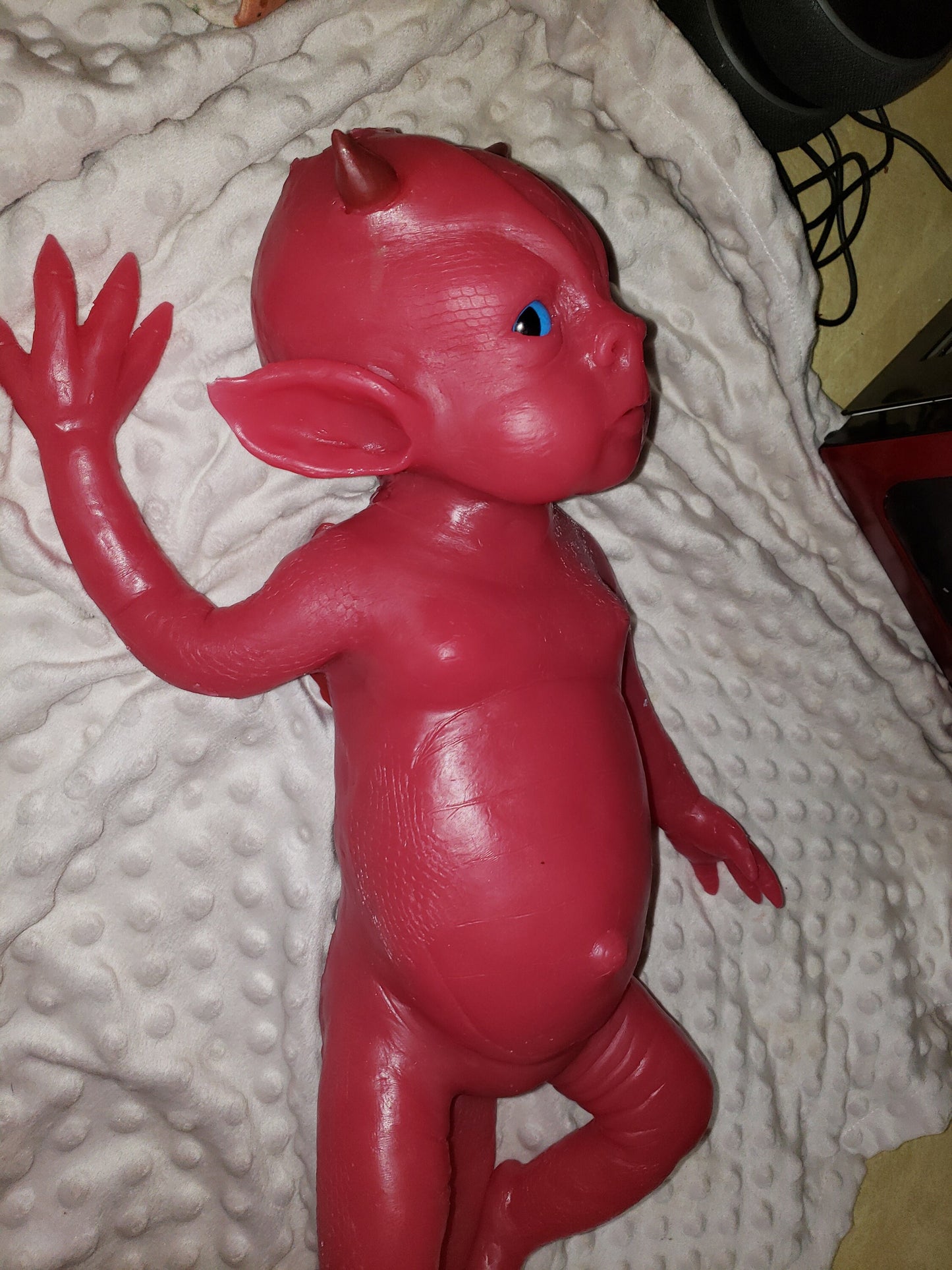 Full body silicone baby dragon blank kit "saphire"