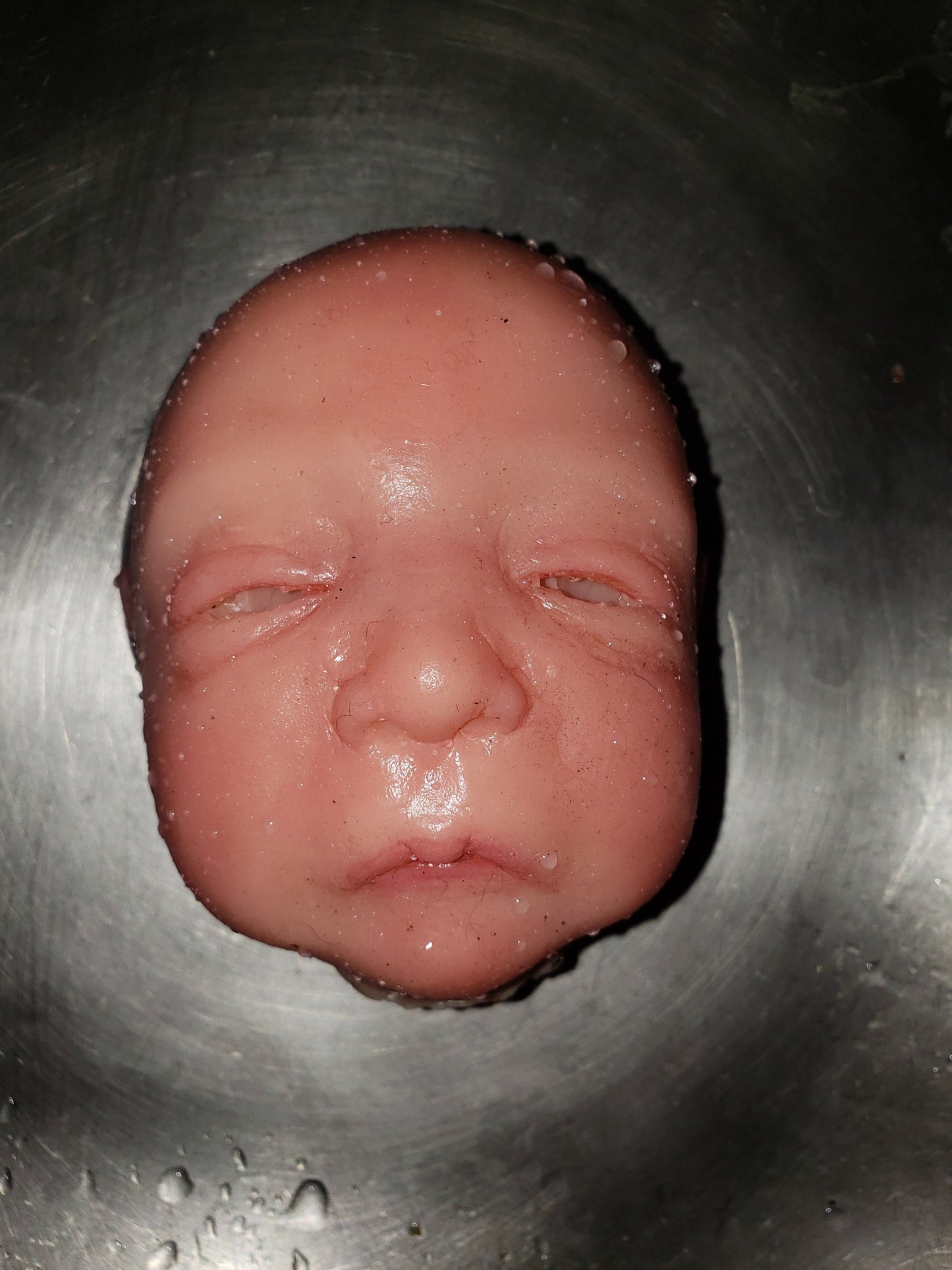 Silicone baby cuddle head by Michelle brier 17" Ethan