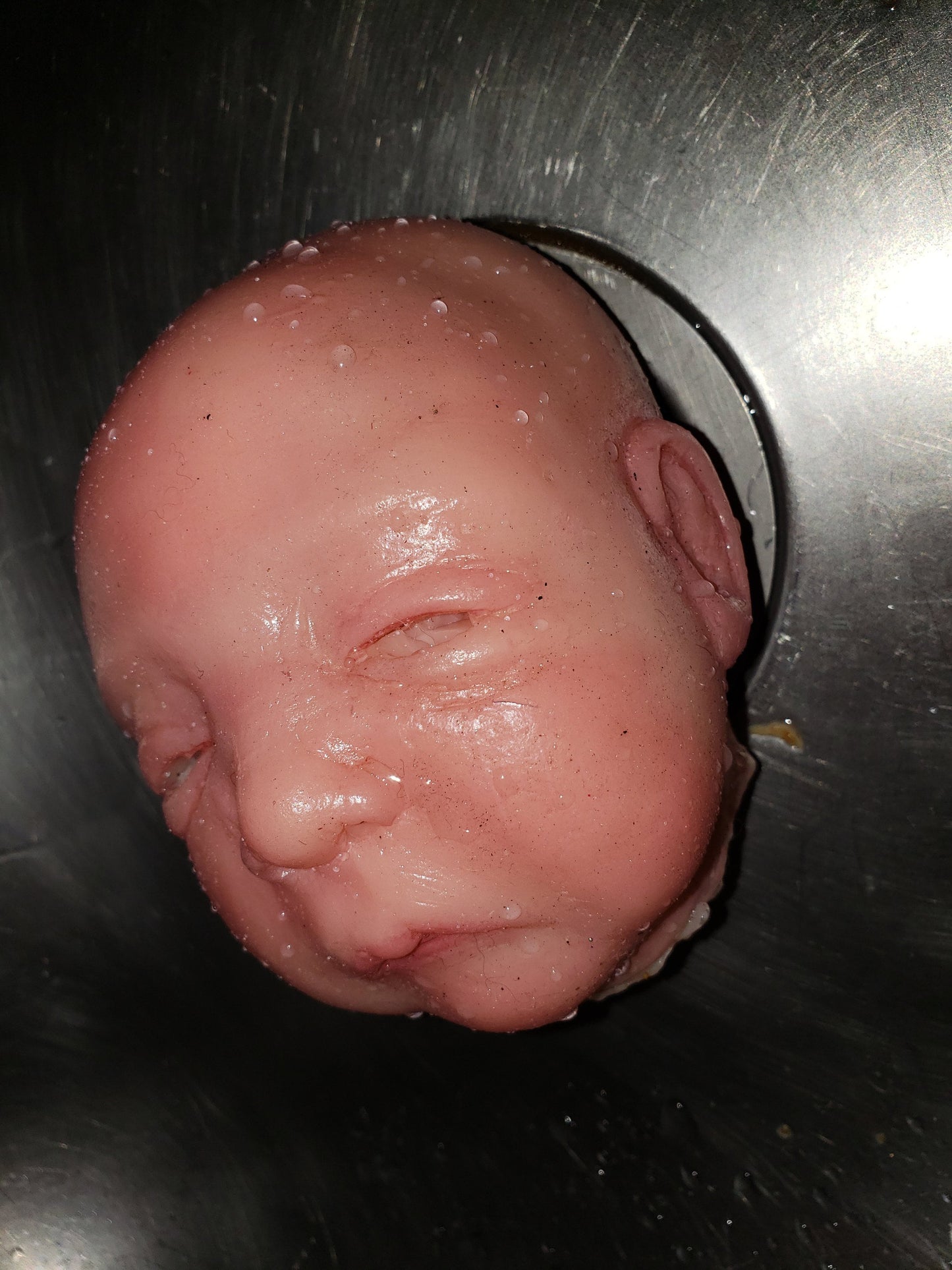 Silicone baby cuddle head by Michelle brier 17" Ethan