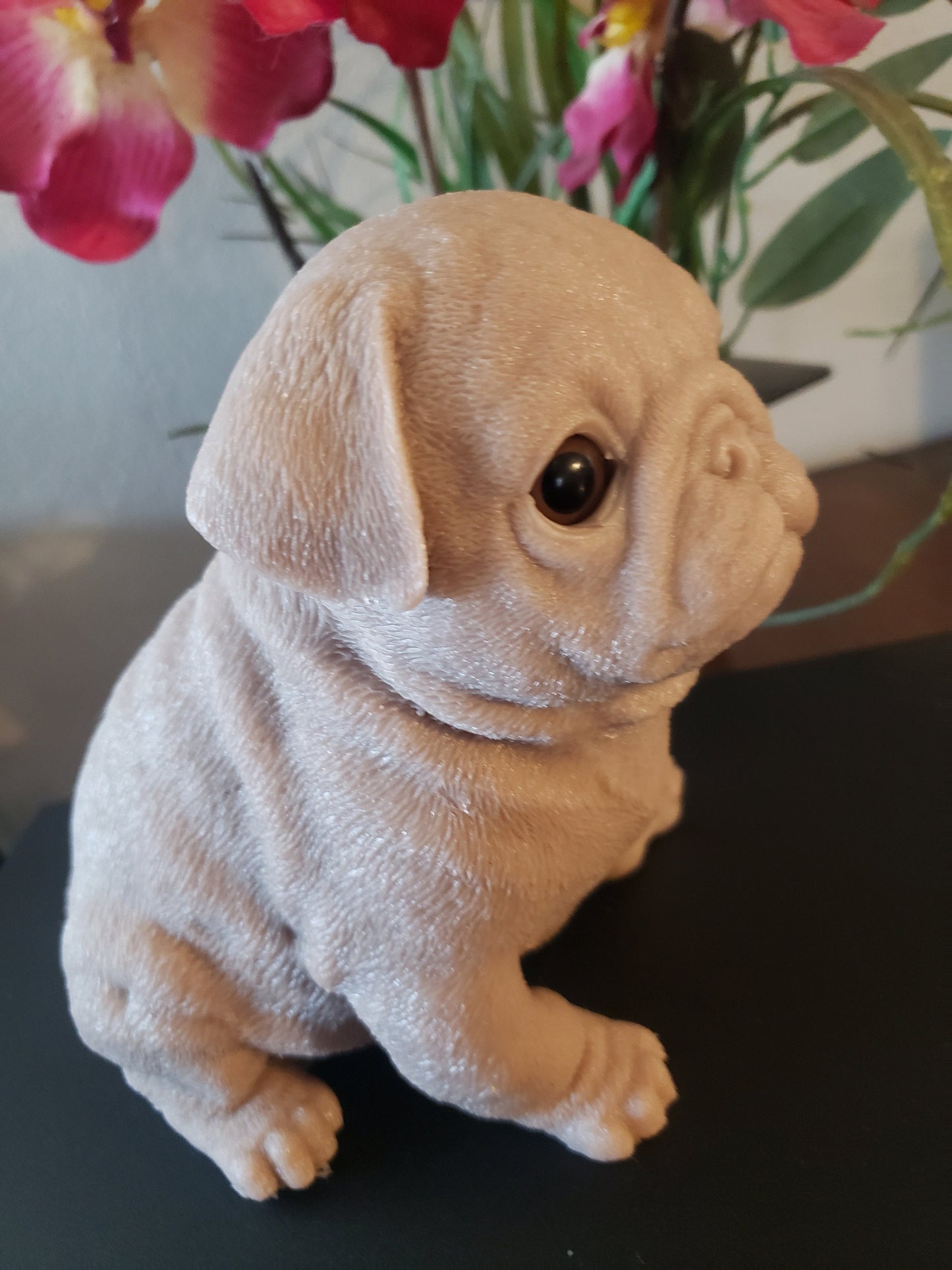 10" inches Full Body Silicone Pug puppy dog open eyes cutie you choose color
