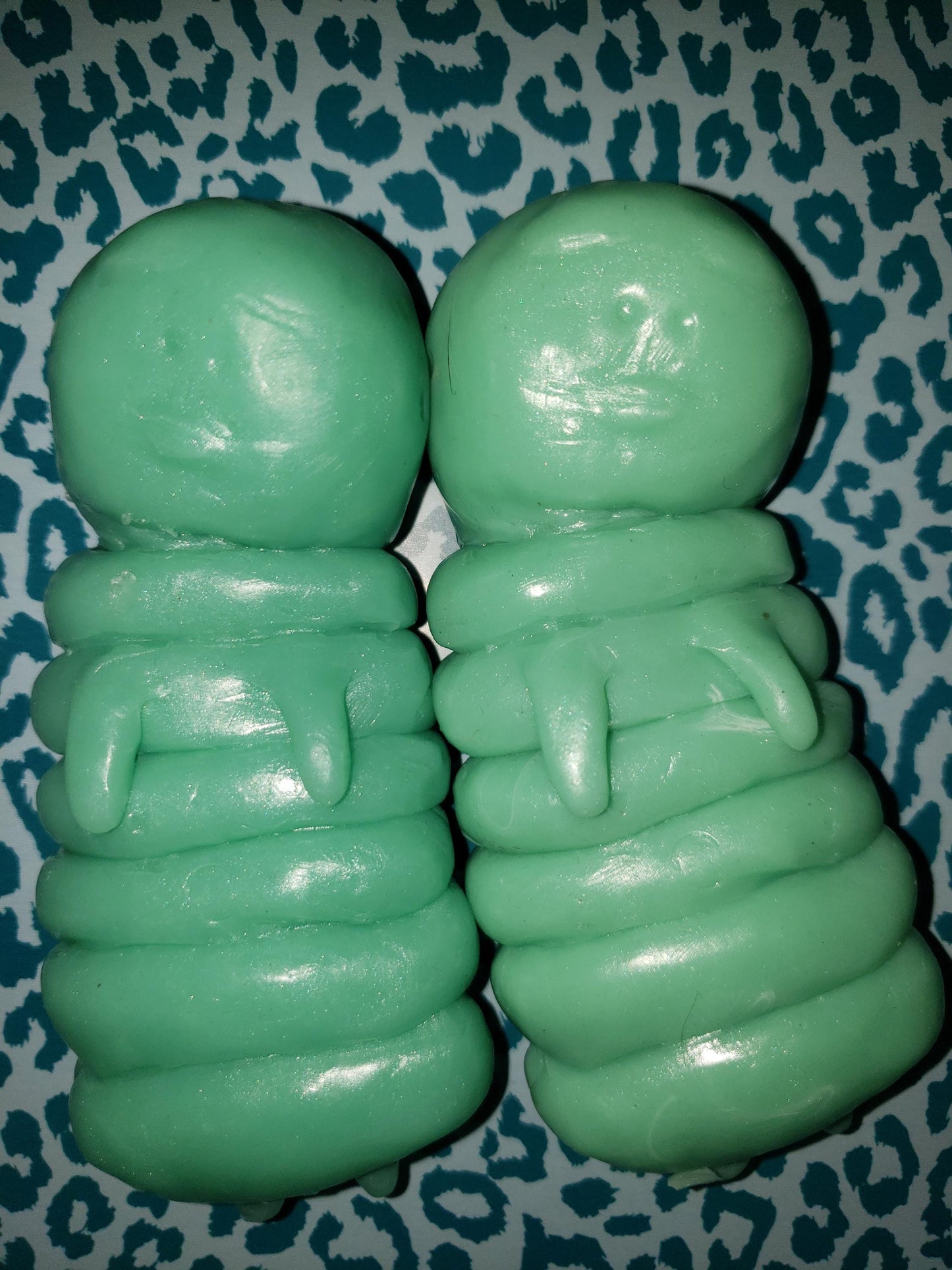 4" silicone caterpillar baby human