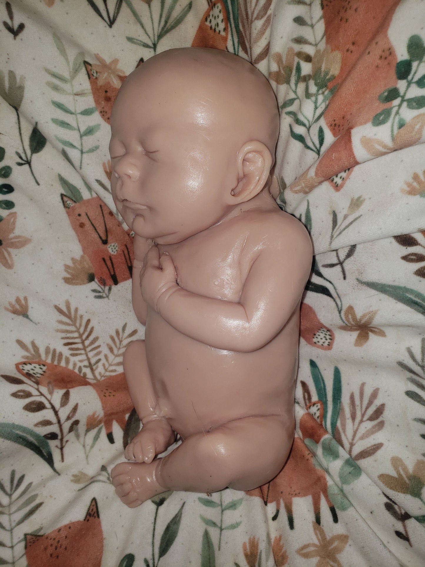 10" inch silicone baby sculoted by bracken Taylor green blank or painted preemie