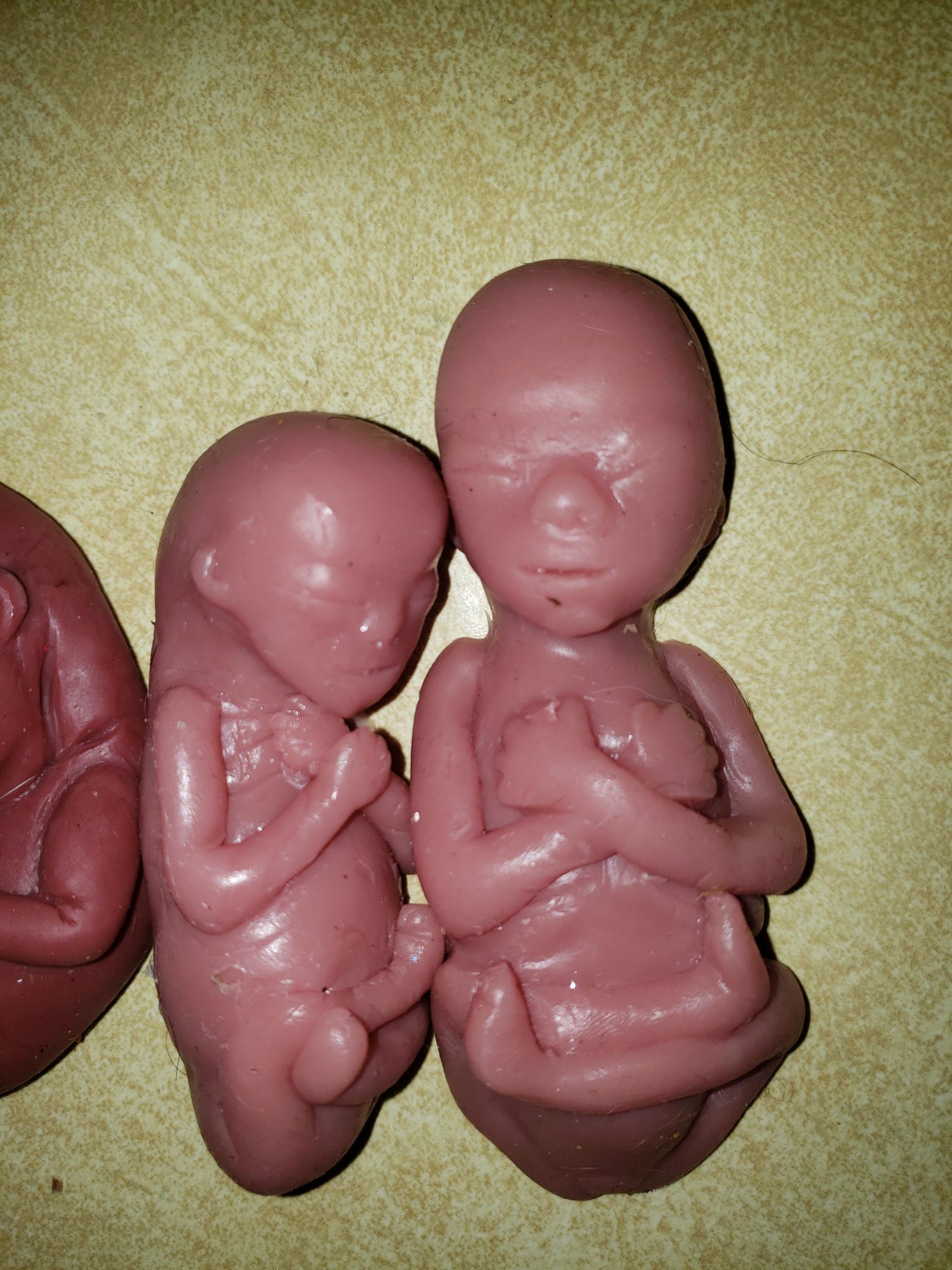 Silicone baby fetus LOT pro life developmental bundle of babies