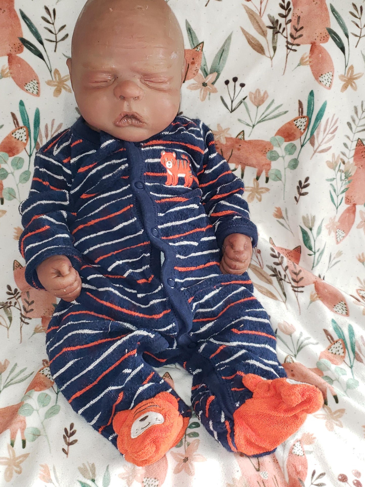 Full body silicone baby boy 18" Newborn baby doll Brody