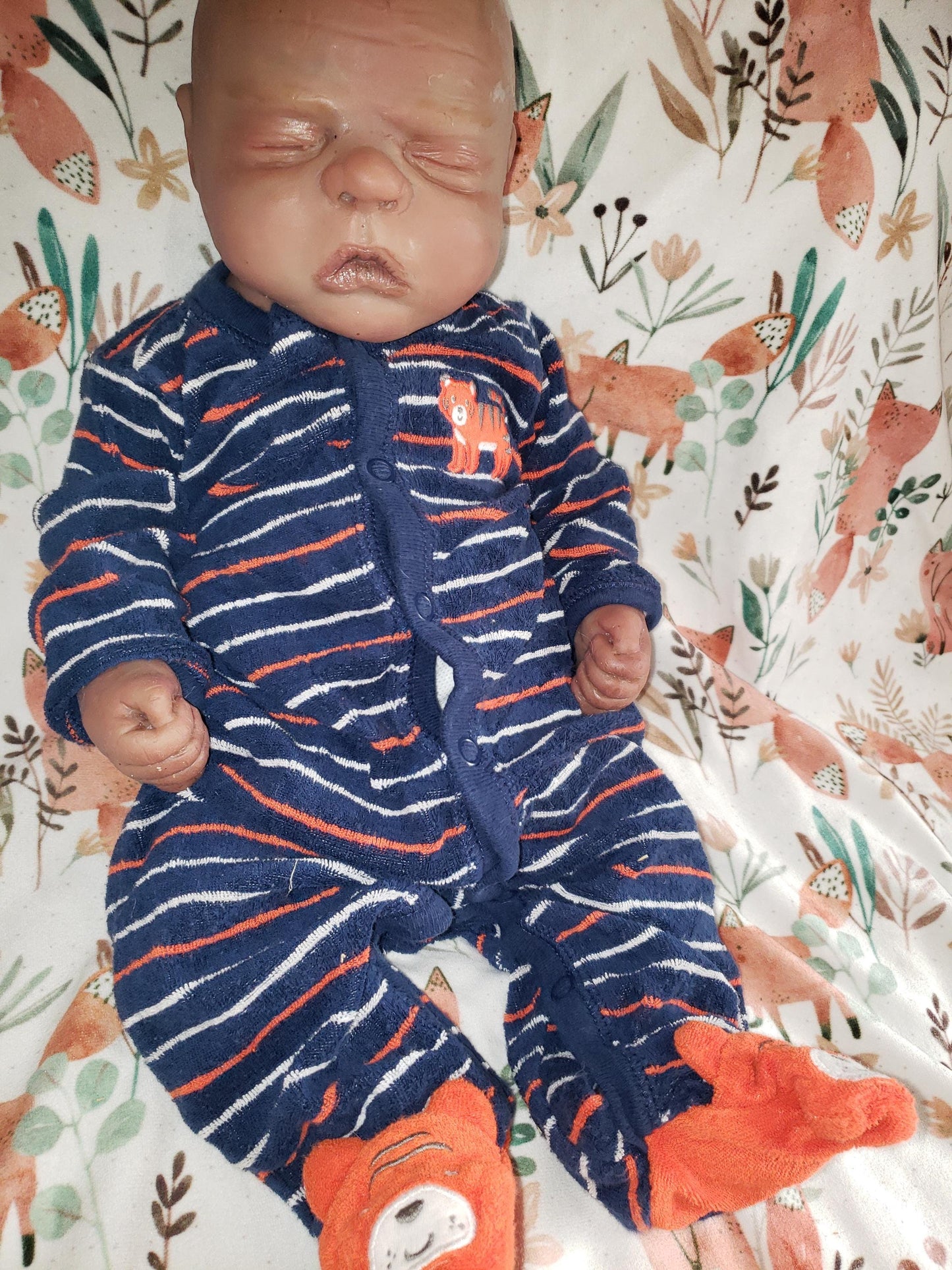 Full body silicone baby boy 18" Newborn baby doll Brody