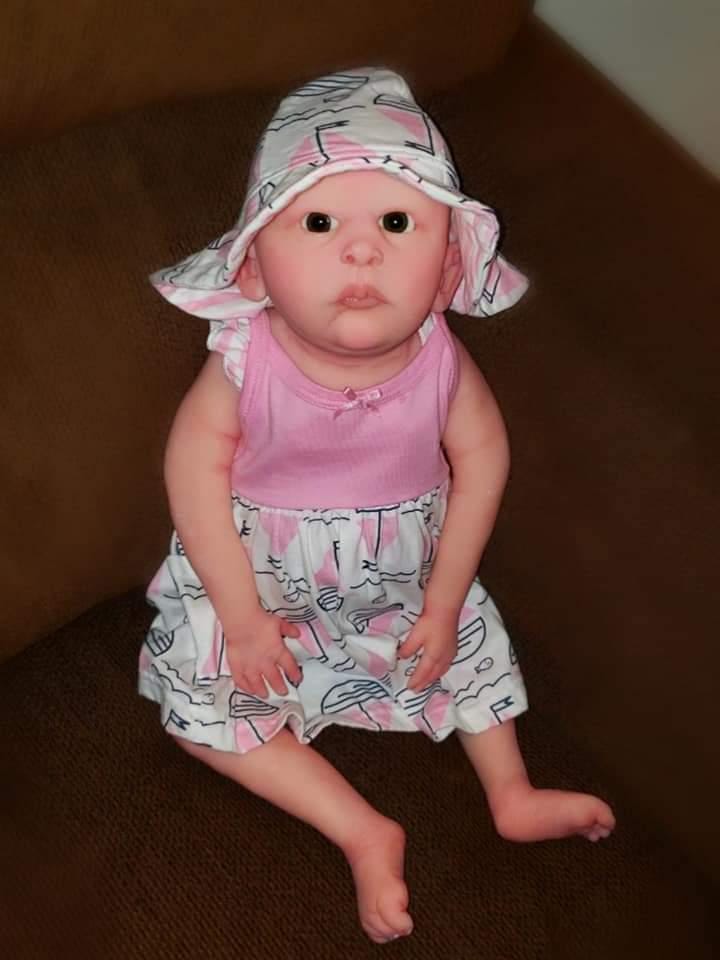 24" Full Body Silicone Baby doll Boy or girl 6 month old size!!