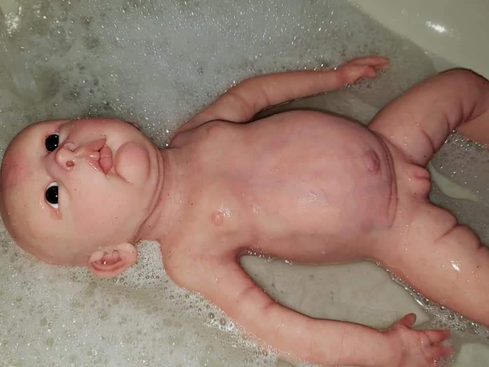 24" Full Body Silicone Baby doll Boy or girl 6 month old size!!