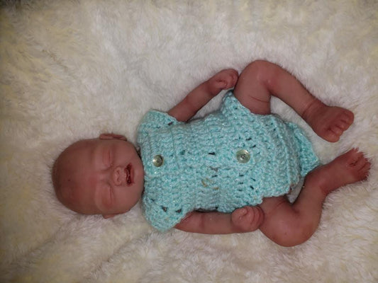 Full body silicone baby girl or boy preemie 13" inch doll