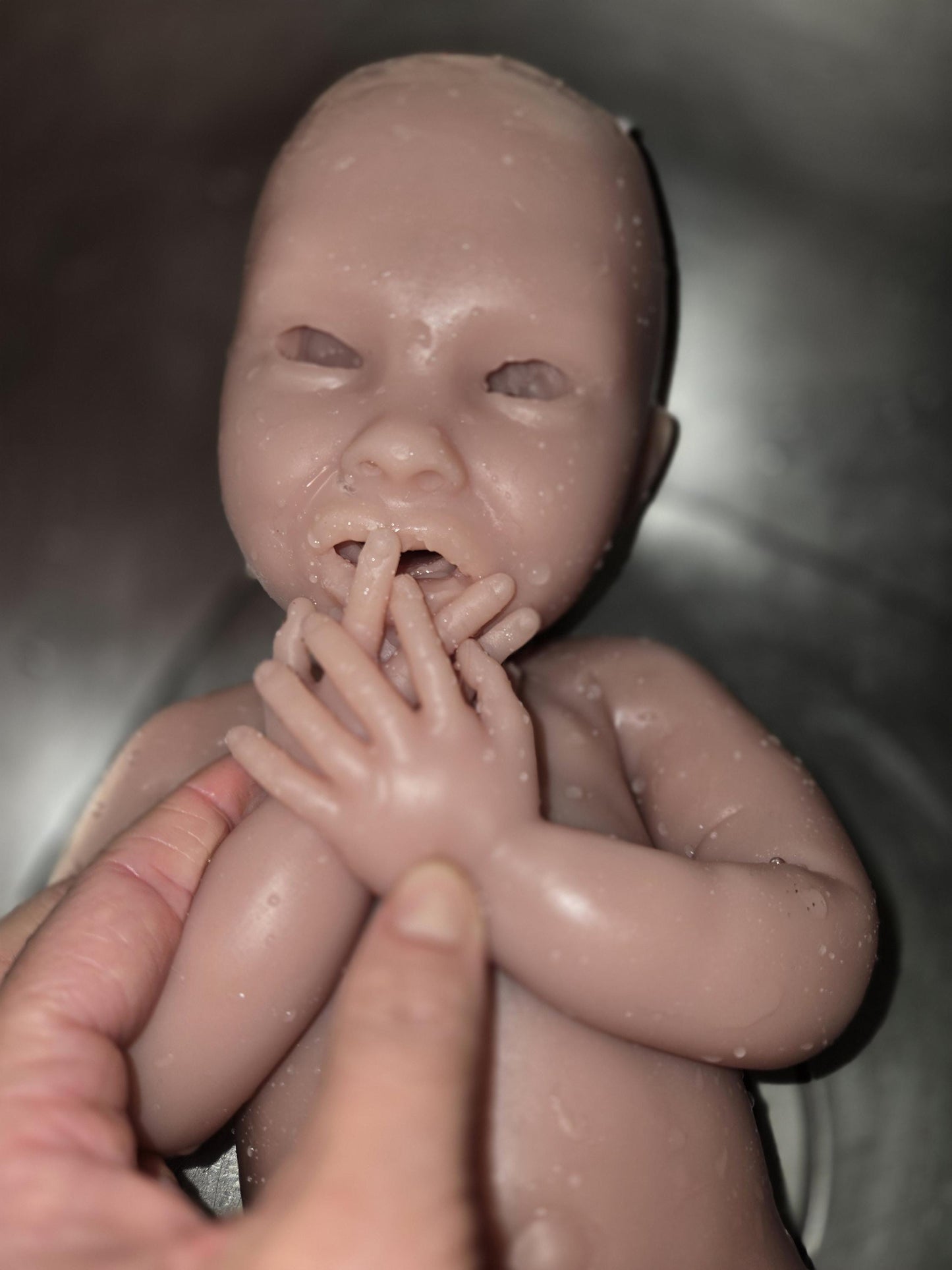 Full Body Silicone Baby 18" newborn awake