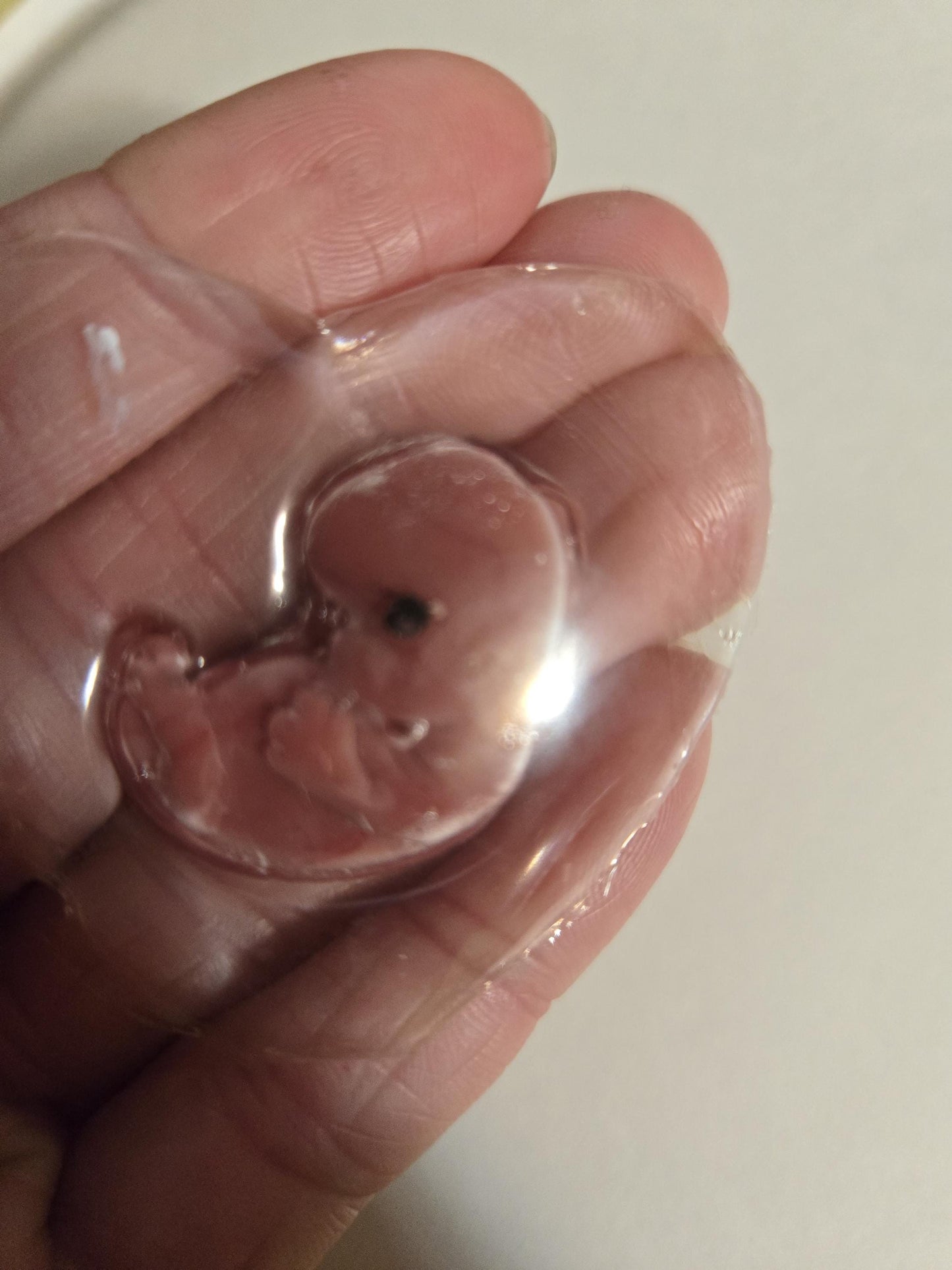 Beautiful memorial resin heart peice
