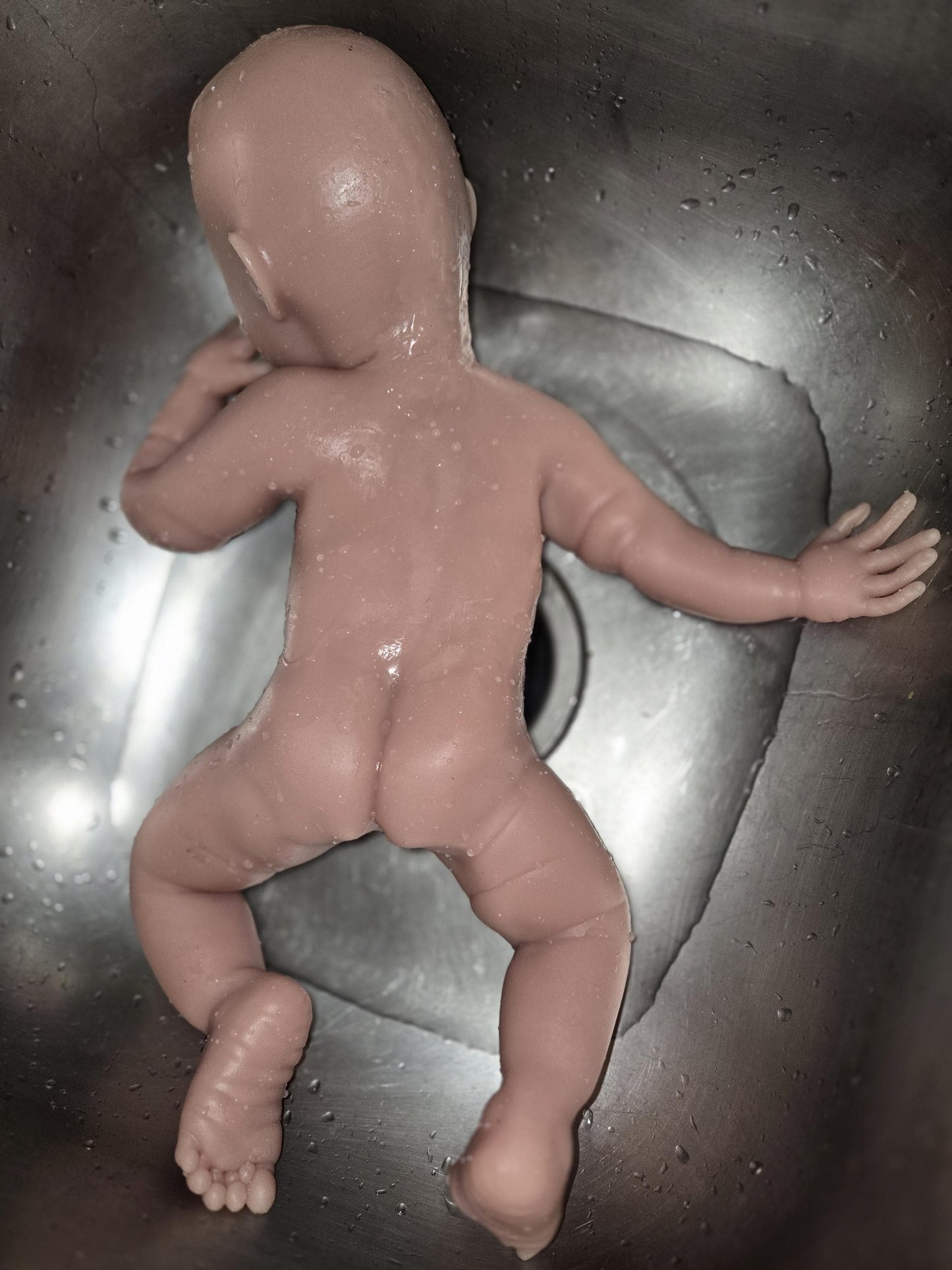 Full Body Silicone Baby 18" newborn awake