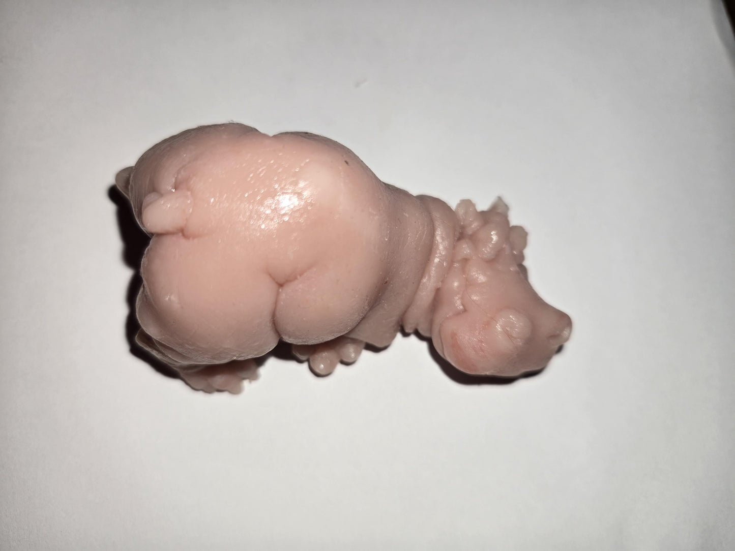 Silicone 3" frenchie puppy dog