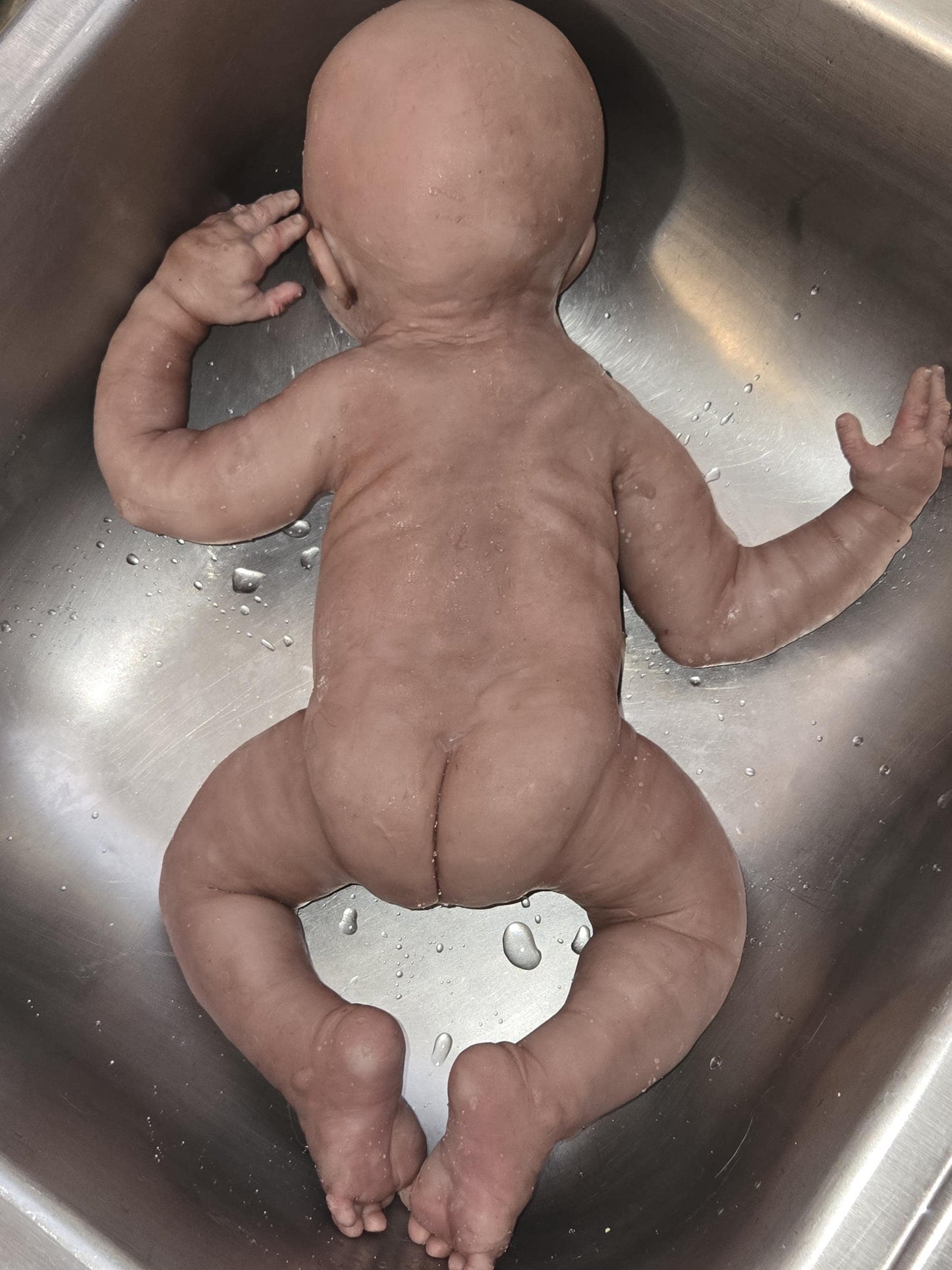 Full Body Silicone Baby 19" boy or girl open eyes