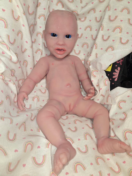 Full Body Silicone Baby 18" newborn awake