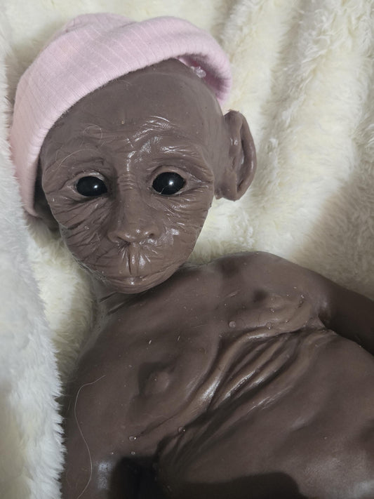 Full Body Silicone baby Monkey  15" tarzie