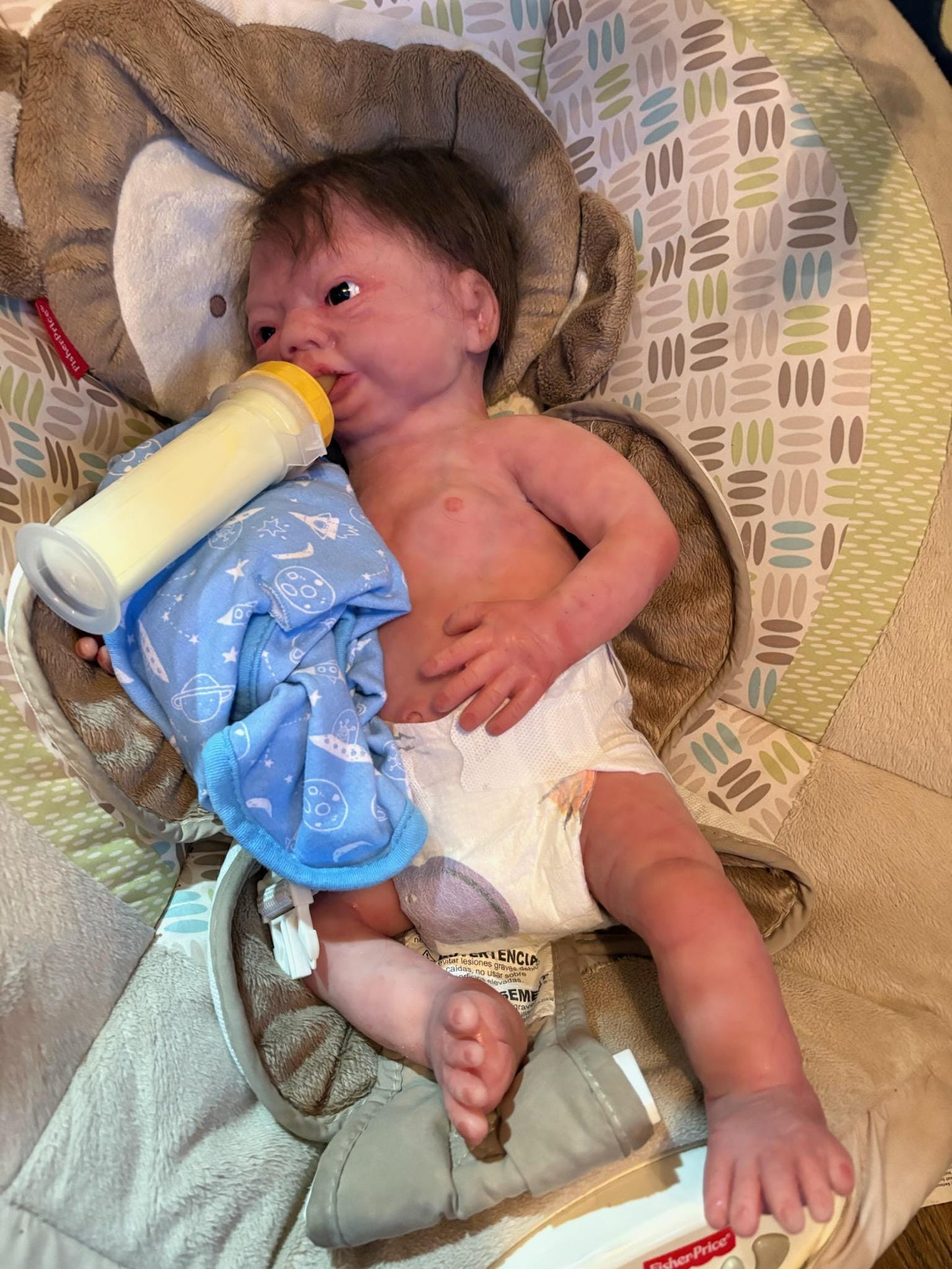 Full Body Silicone Baby Boy Blank or painted 18" inches newborn open eyes Trevor Donna kohn