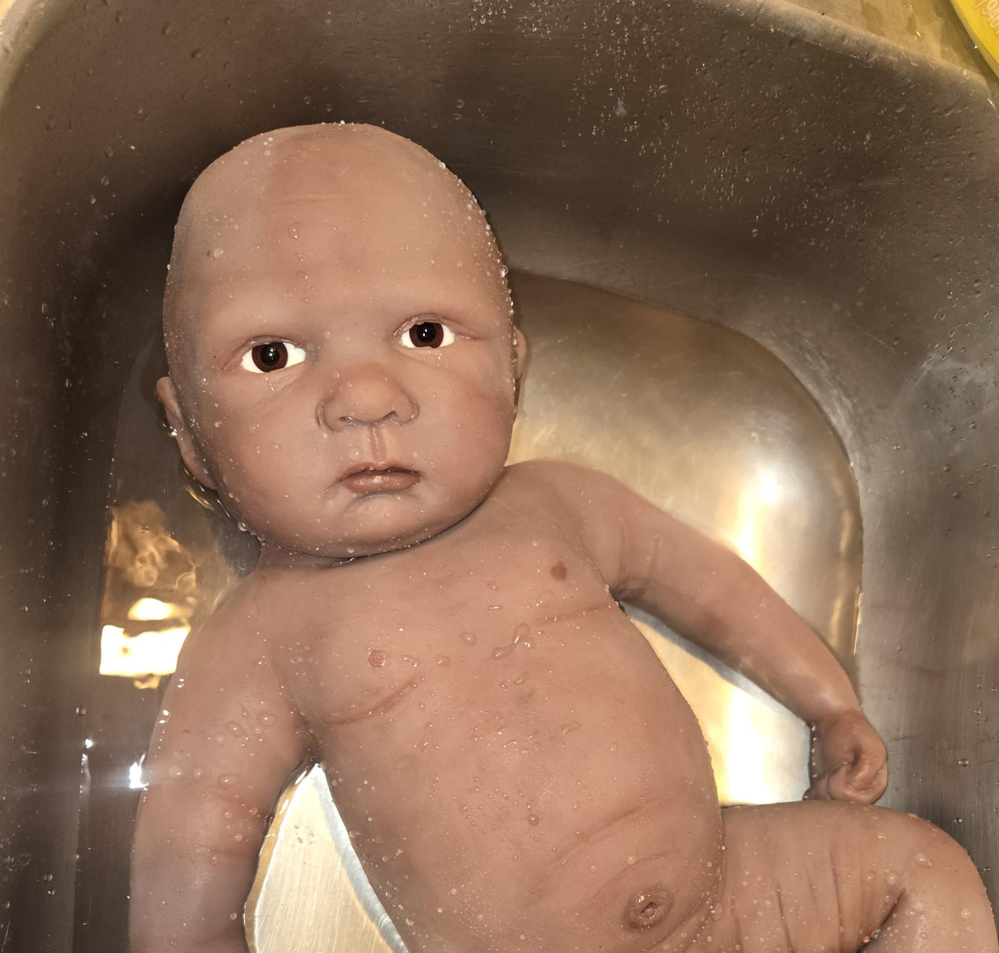 Full Body silicone baby toddler 24" 6 month old "Adele" Melissa mccrory