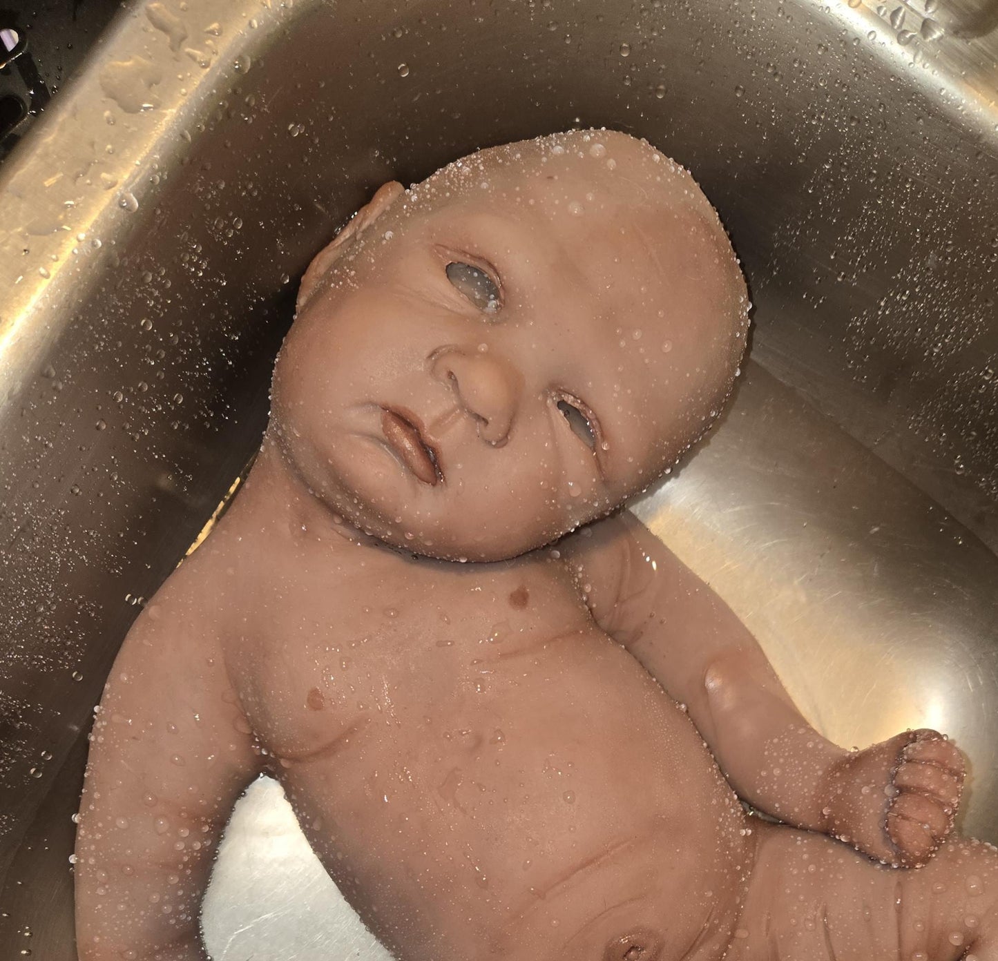 Full Body silicone baby toddler 24" 6 month old "Adele" Melissa mccrory