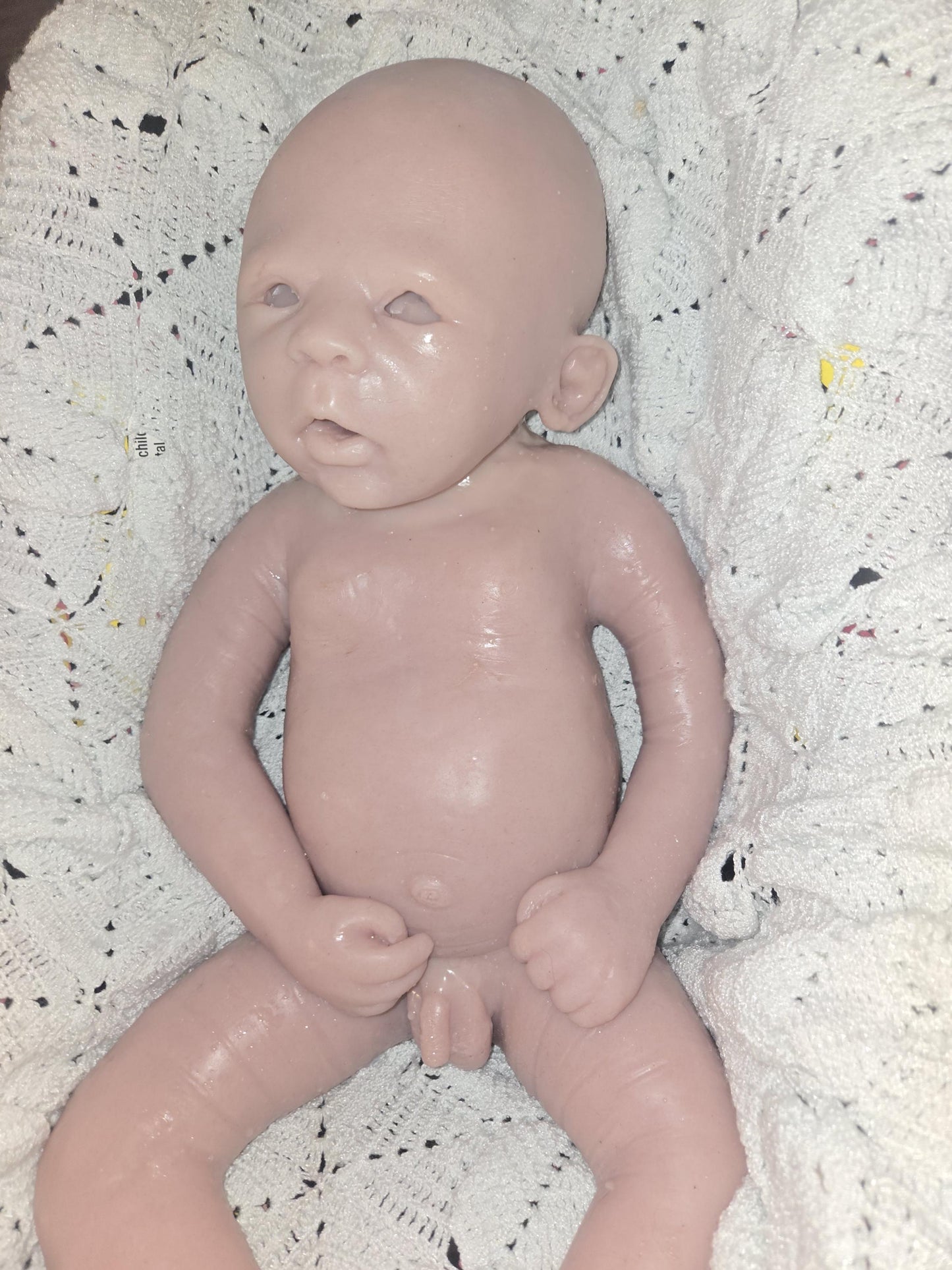 24" Full Body Silicone Baby Boy or girl 6 month old size!! Mason/madison toddler