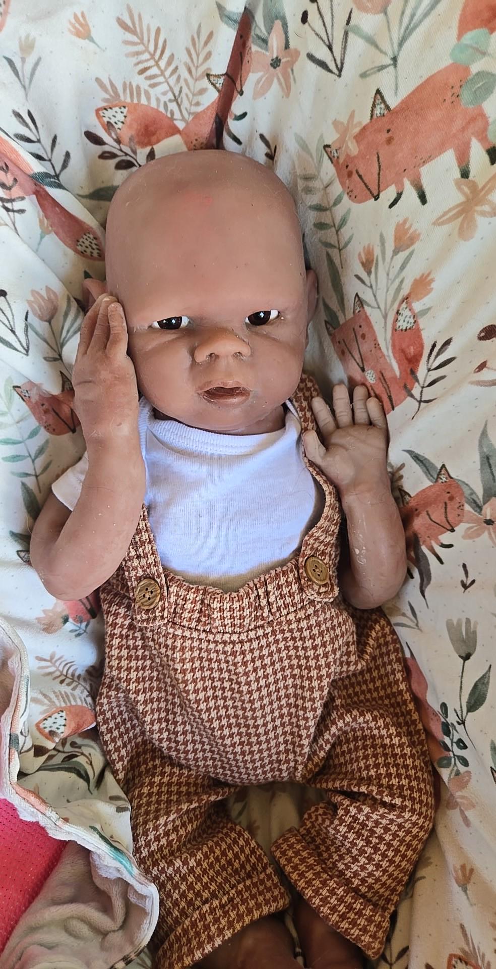 Full body silicone baby boy newborn