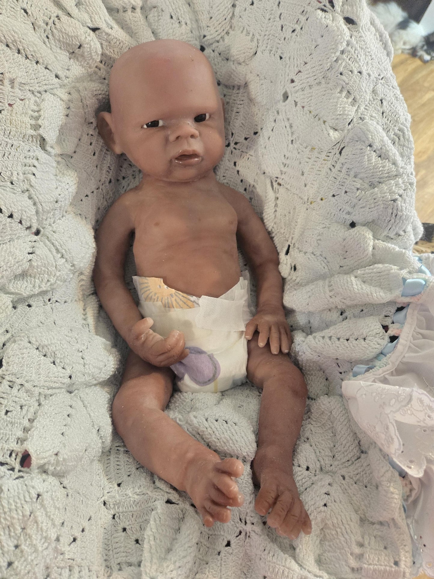 Full body silicone baby boy newborn