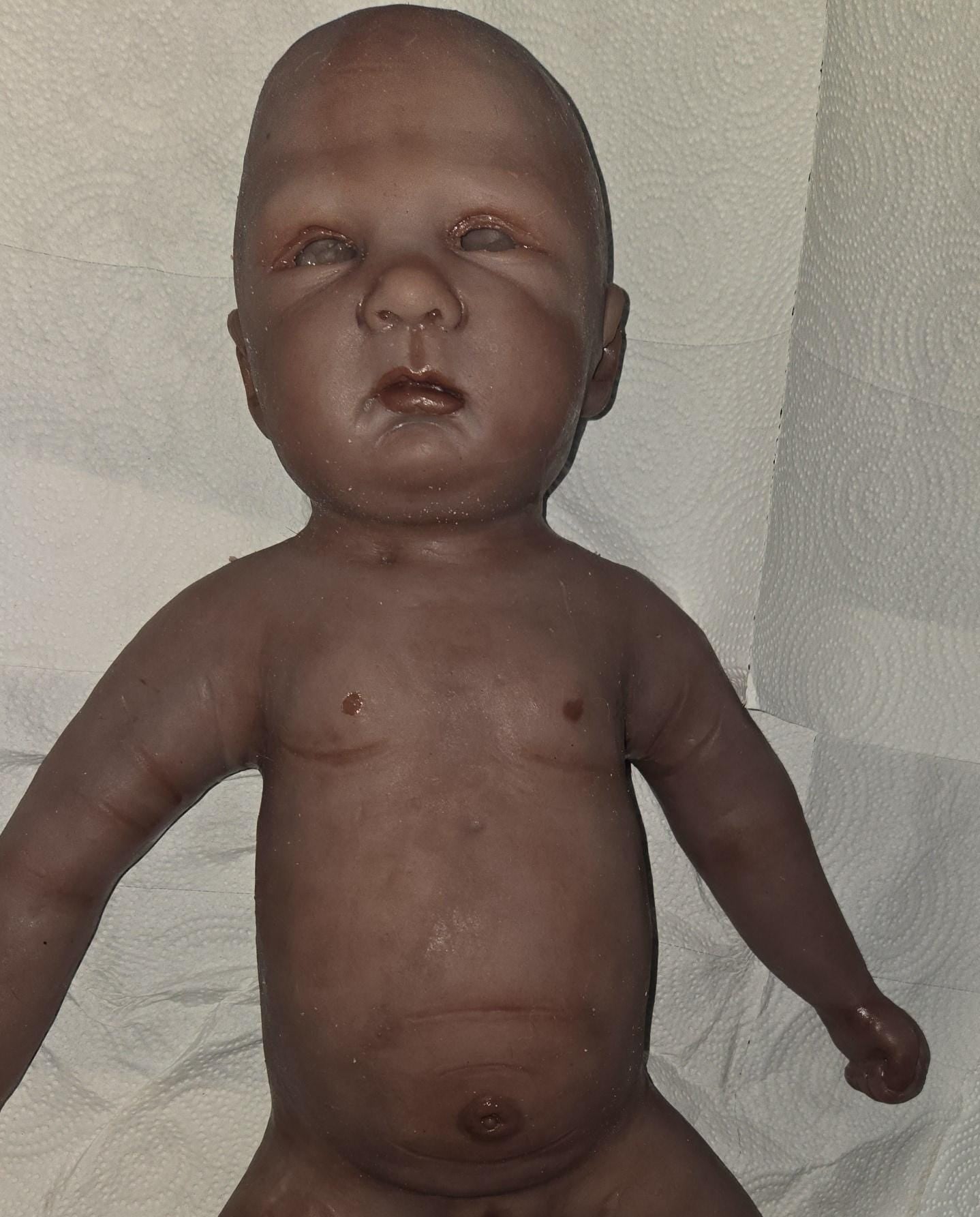 Full Body silicone baby toddler 24" 6 month old "Adele" Melissa mccrory