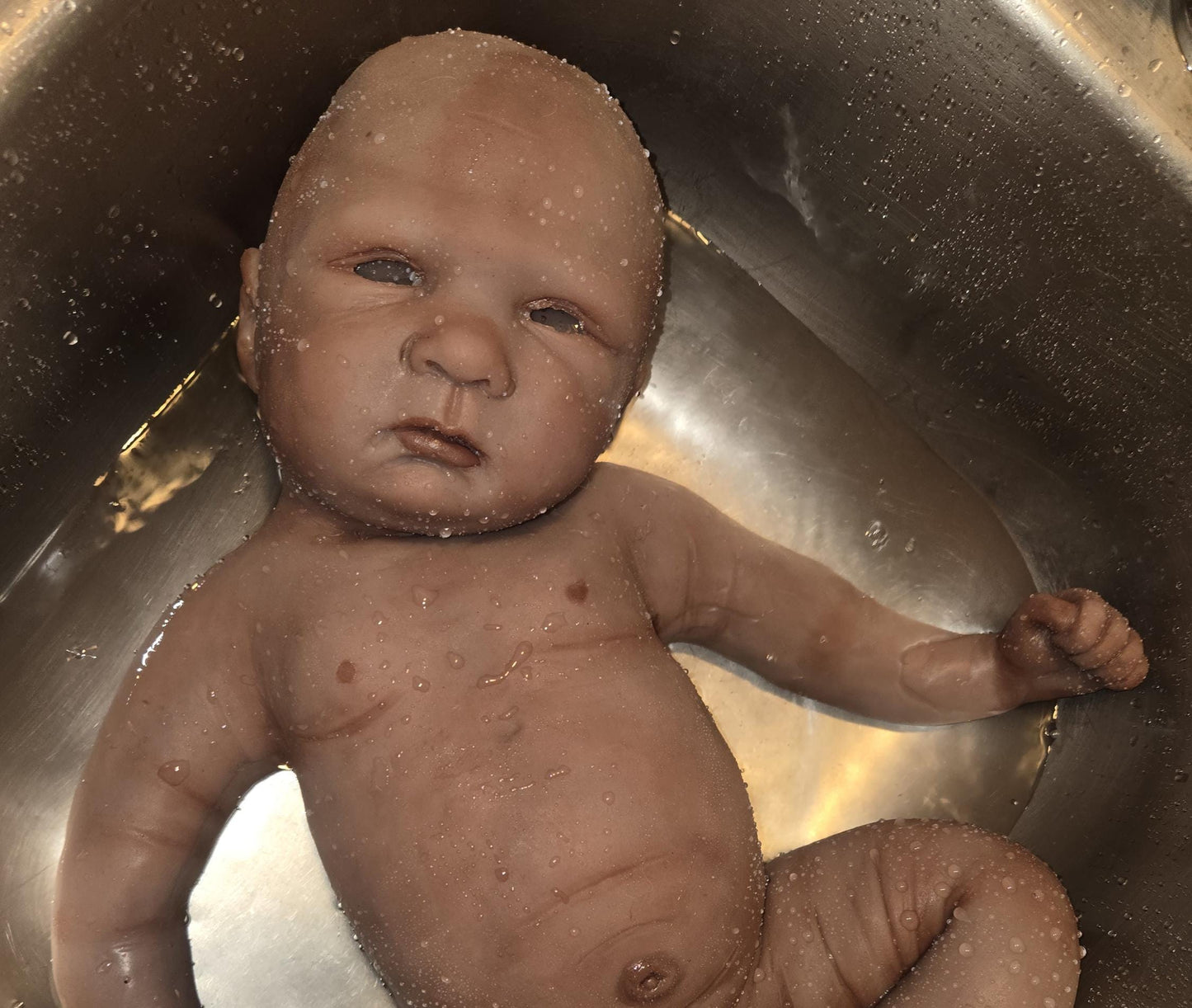 Full Body silicone baby toddler 24" 6 month old "Adele" Melissa mccrory