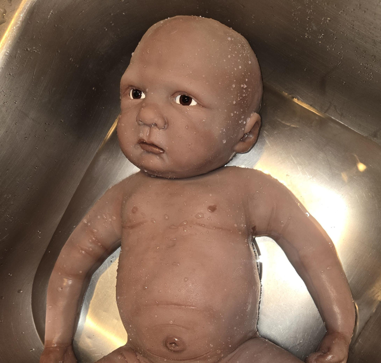 Full Body silicone baby toddler 24" 6 month old "Adele" Melissa mccrory