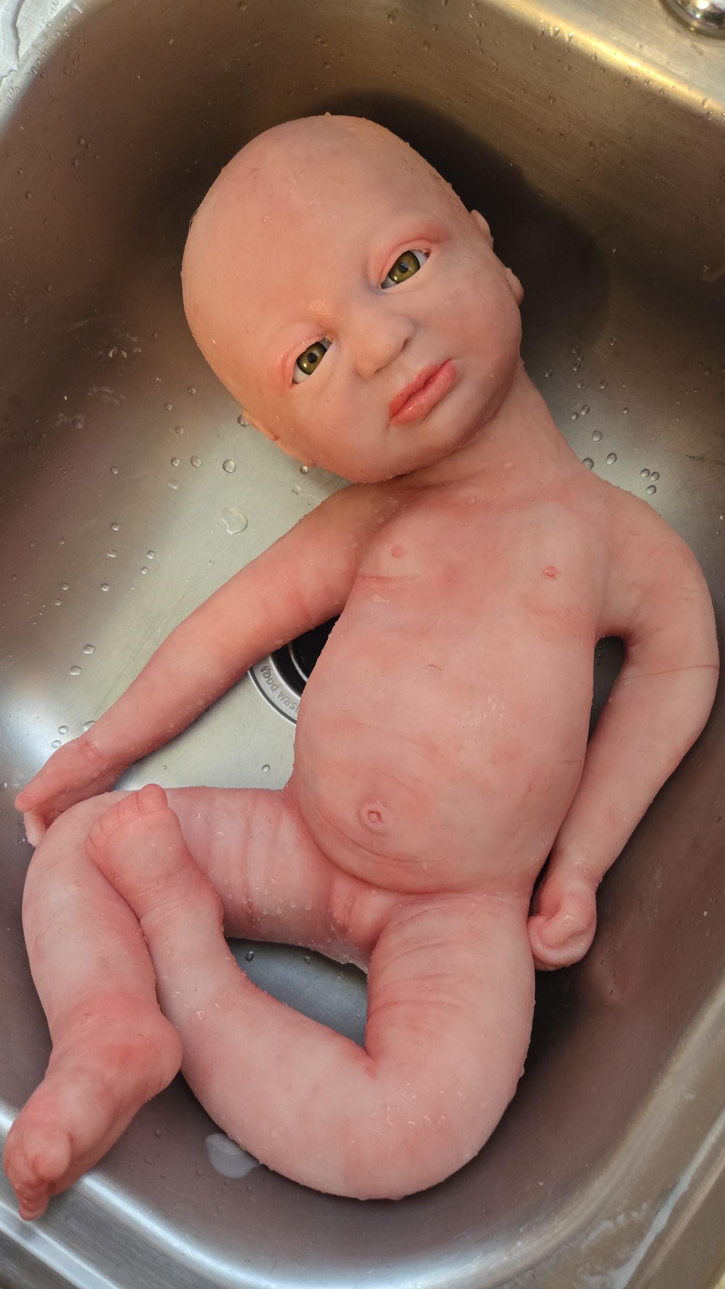 Full Body silicone baby toddler 24" 6 month old "autumn" Donna kohn