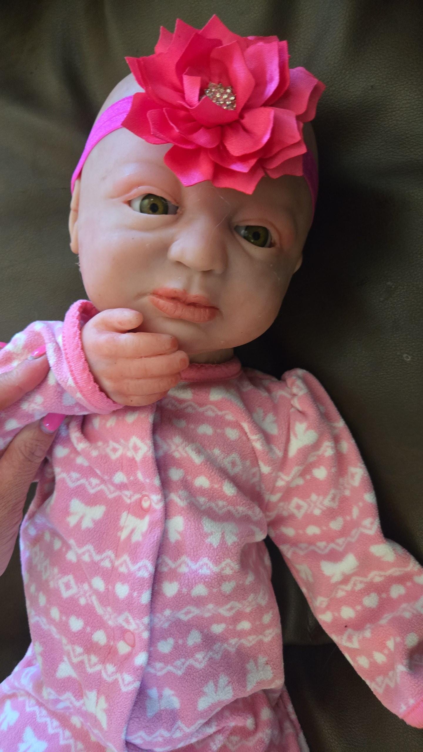 Full Body silicone baby toddler 24" 6 month old "autumn" Donna kohn