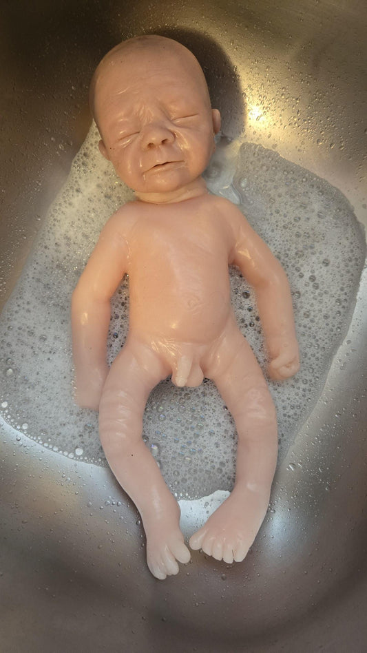 Full body silicone baby  16" by little feet nursery