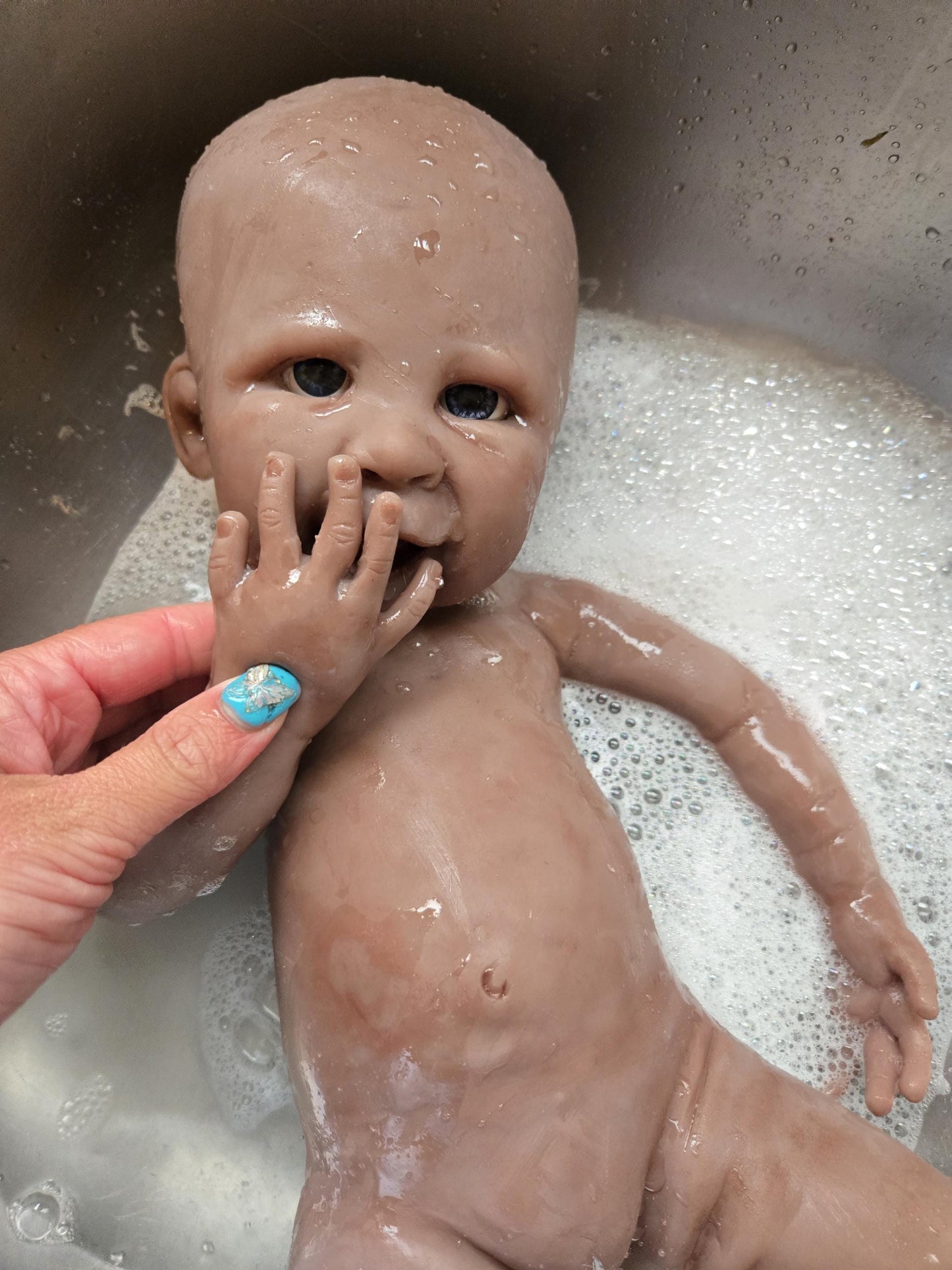 Full Body Silicone Baby Boy or girl Happy smiley baby full body or cuddle head