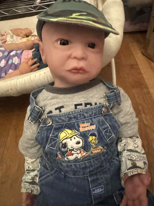 huge toddler full body silicone baby 27" inches cameron