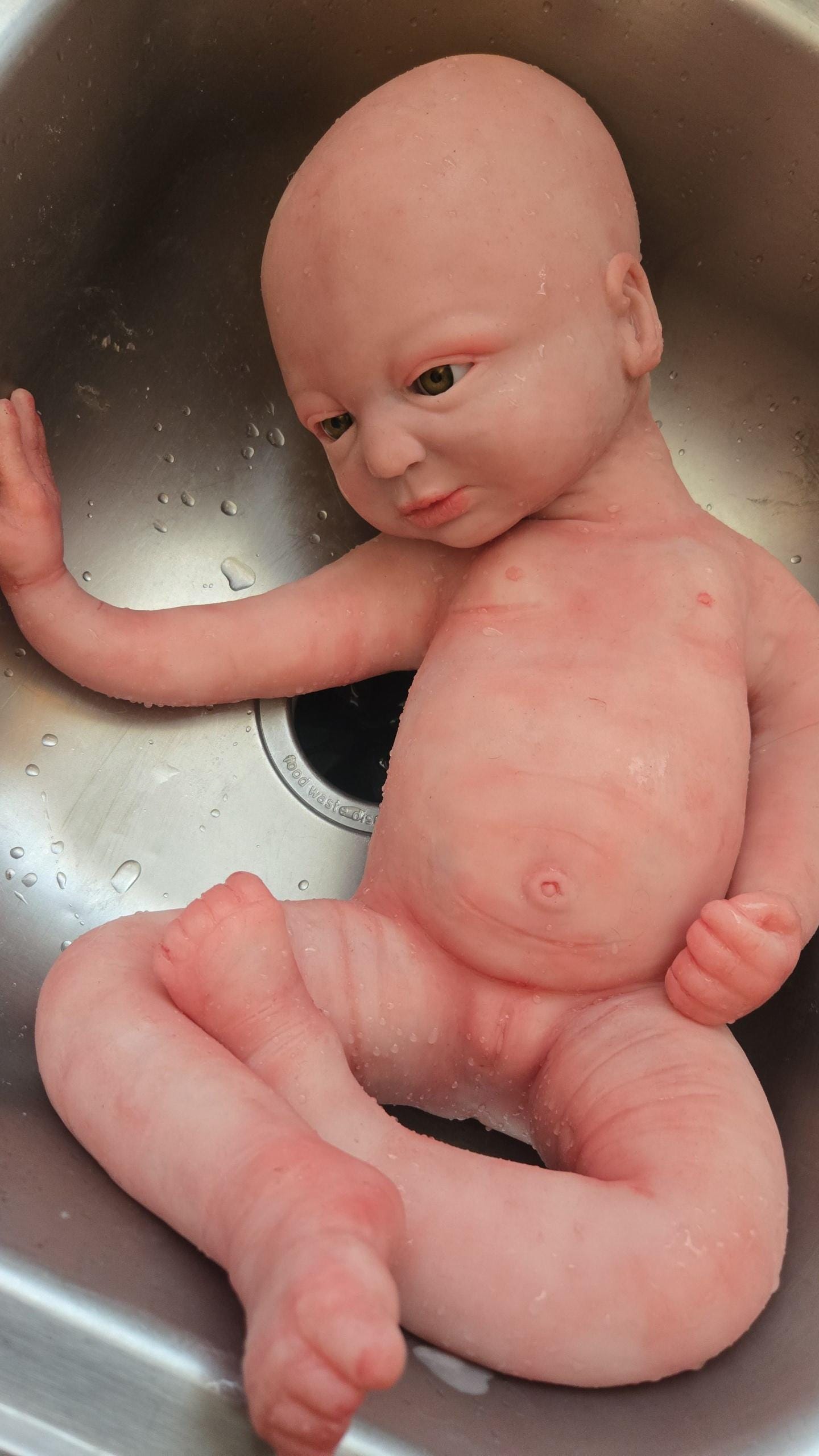 Full Body silicone baby toddler 24" 6 month old "autumn" Donna kohn