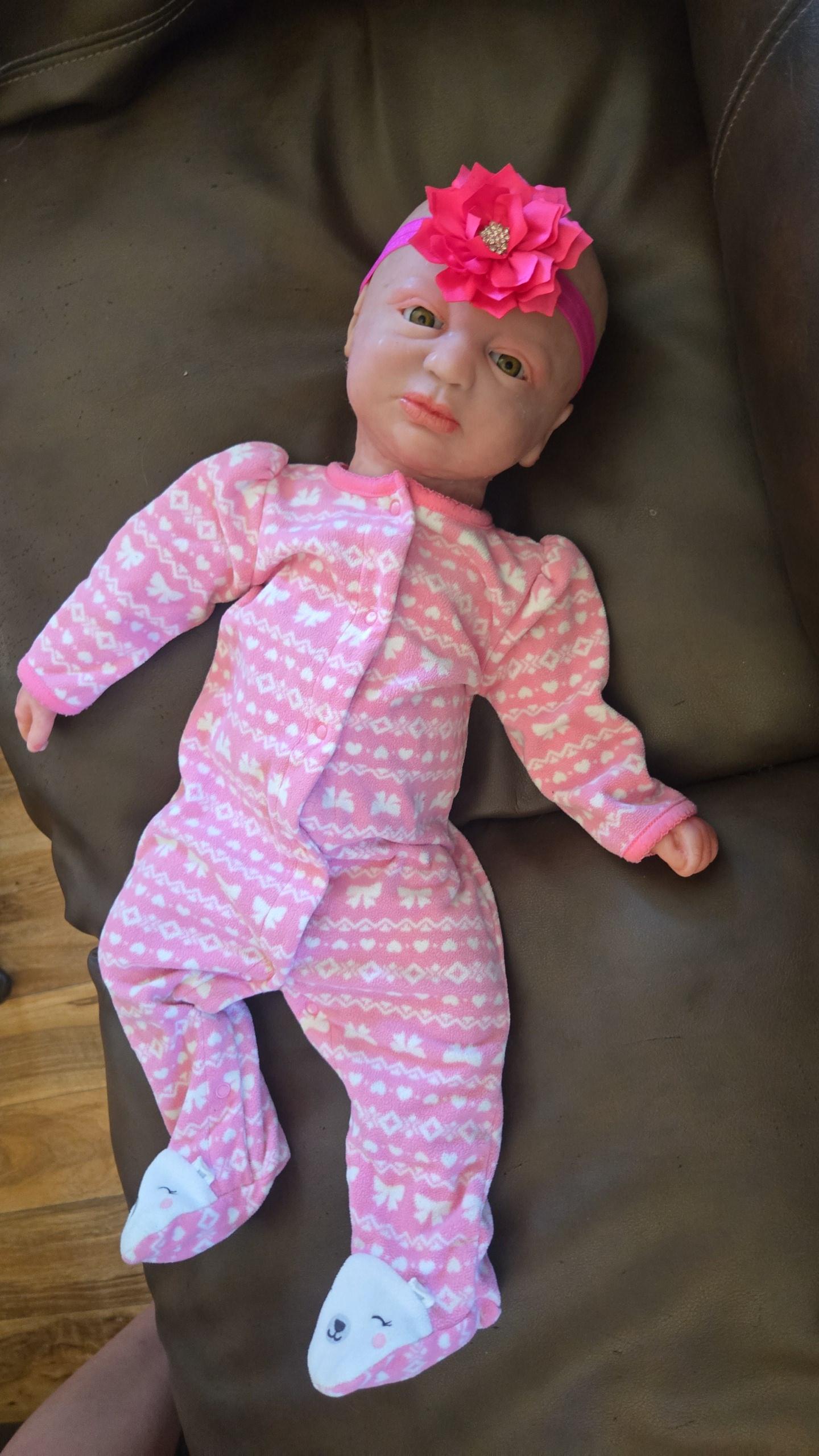 Full Body silicone baby toddler 24" 6 month old "autumn" Donna kohn