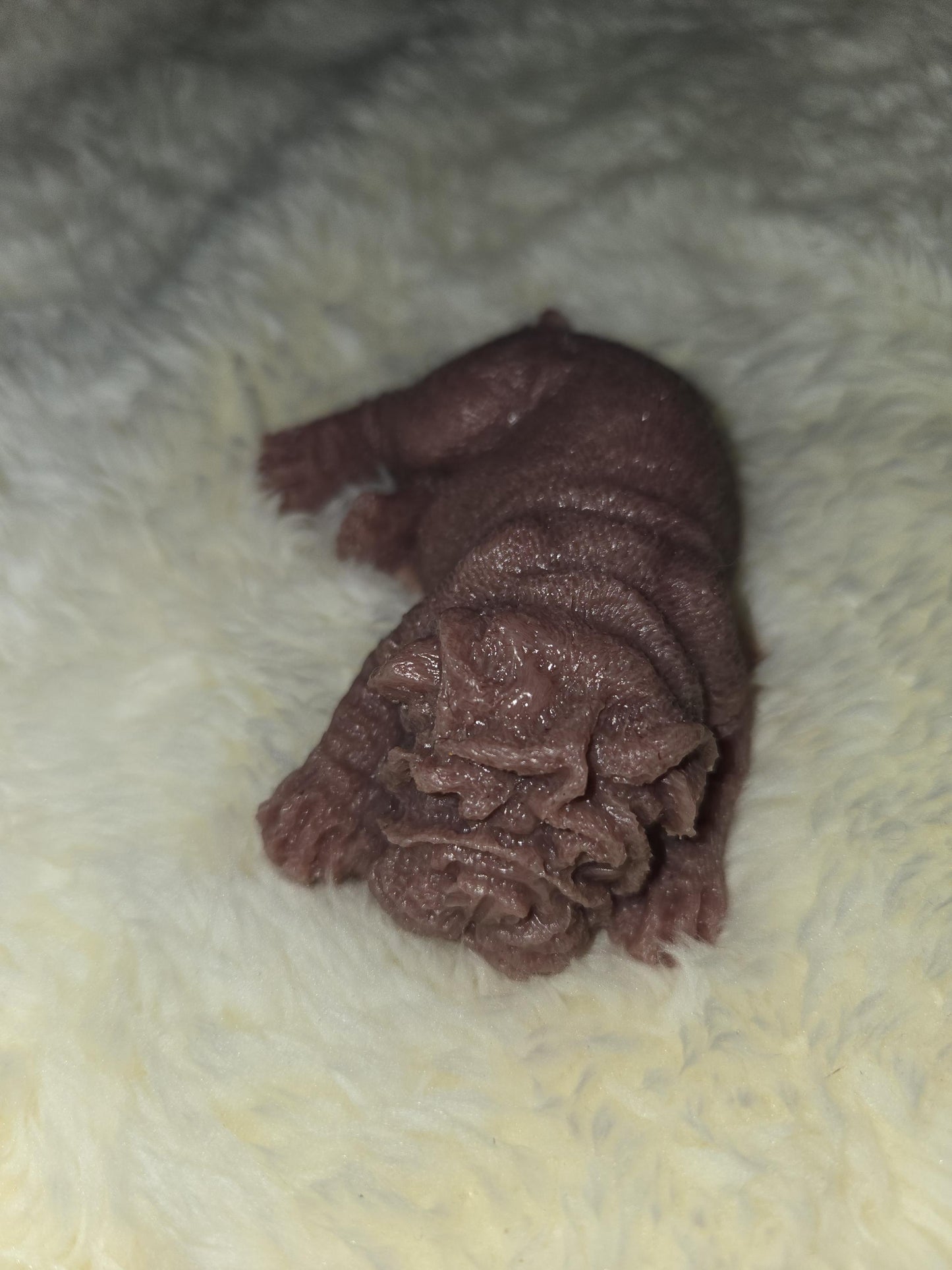 3" mini bulldog silicone puppy dog
