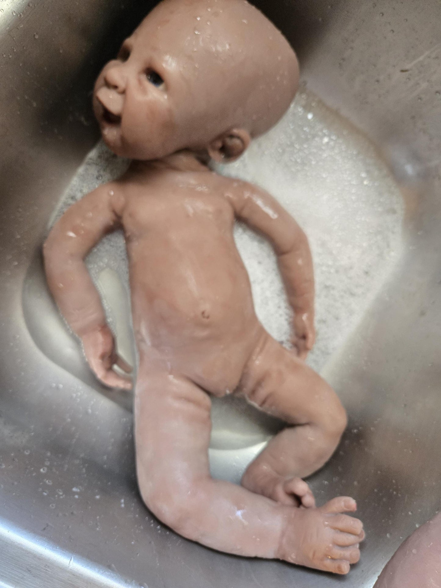 Full Body Silicone Baby Boy or girl Happy smiley baby full body or cuddle head