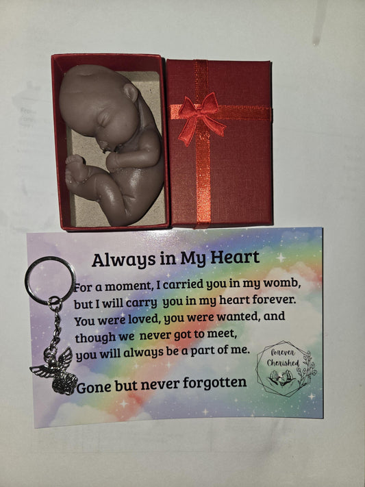 Biracial memorial fetus silicone baby choose size gift