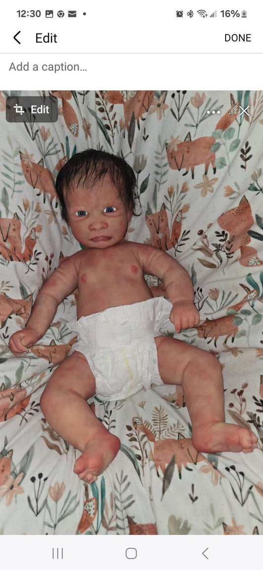 ready to ship full body silicone baby boy open eyes so cute