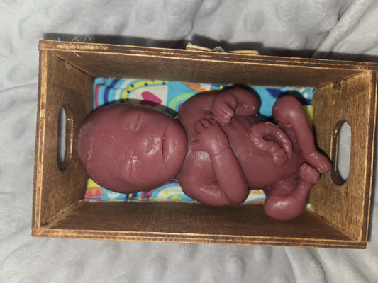 Full body 20 week gestational fetus memorial silicone baby