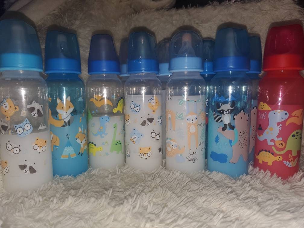 Reborn babies Sealed reborn baby milk bottle (2) boys