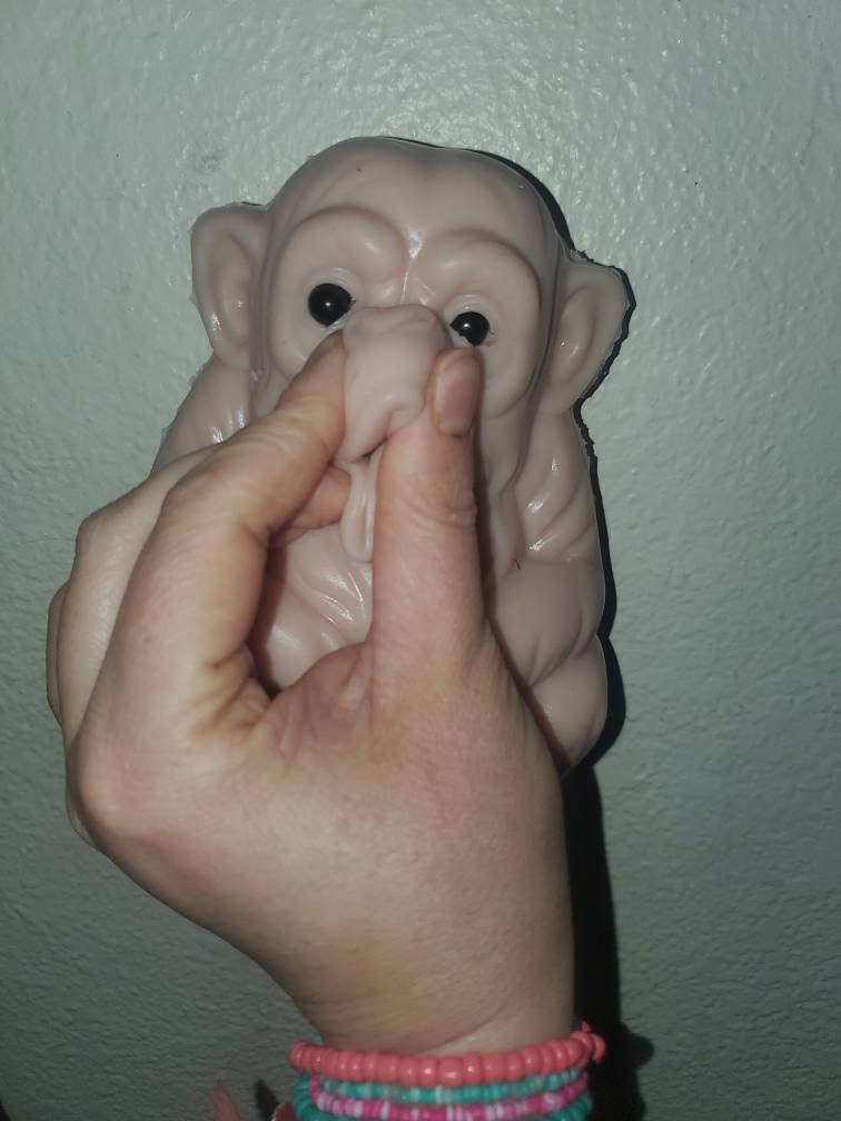 Full body silicone baby monkey ape