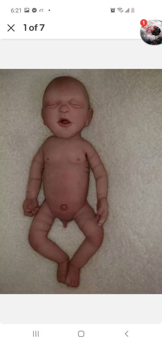 Full body silicone 15" baby boy newborn "Brady"