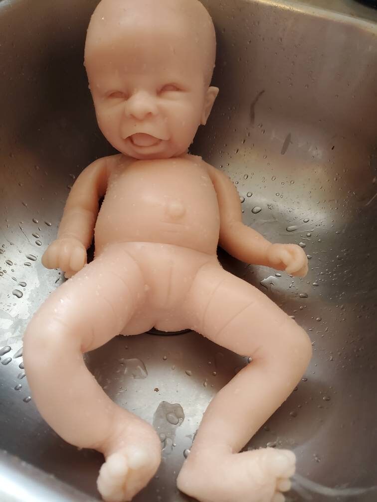 Full body silicone baby newborn smiling happy baby